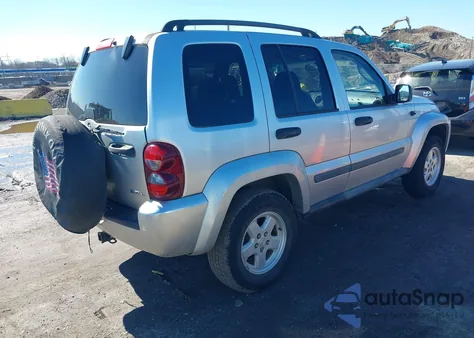 2007 Jeep Liberty Sport из США, поврежденный, VIN 1J4GL48K27W717701